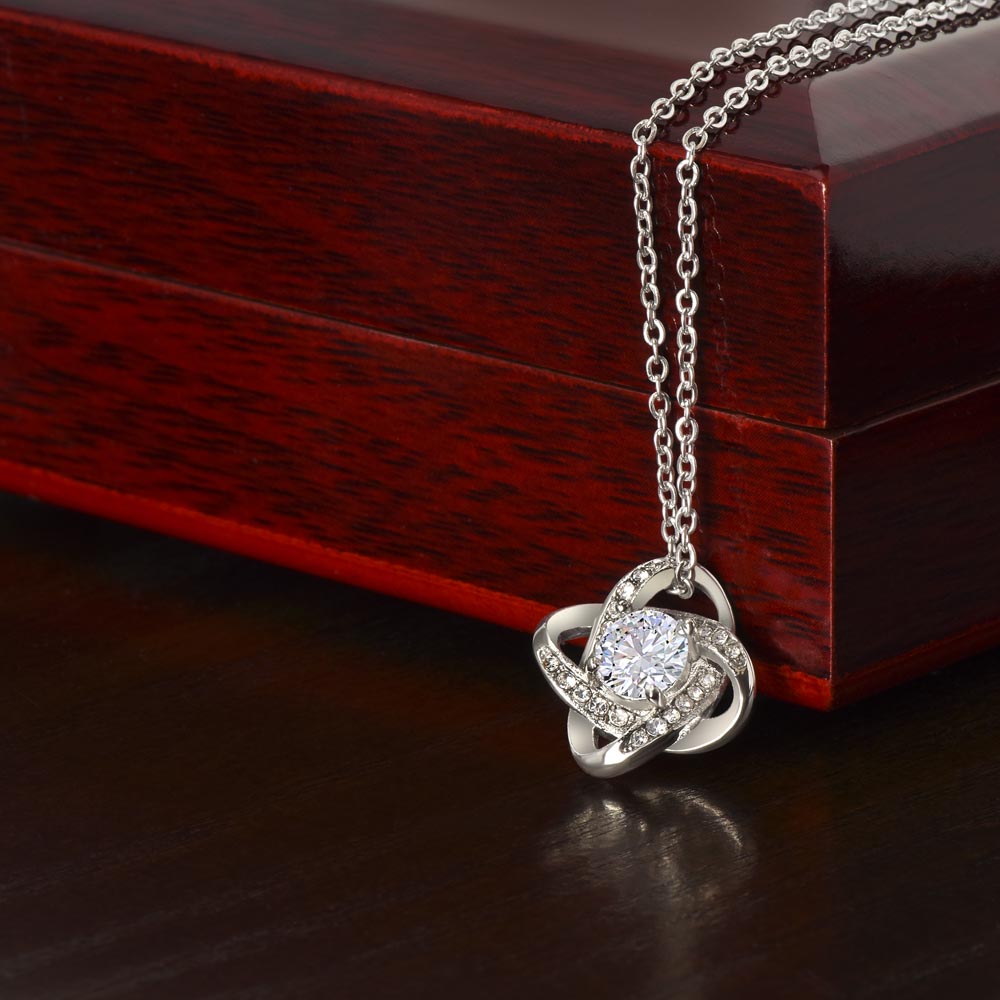 Floral Message Card Soulmate Necklace Romance Gift For Soulmate With Message
