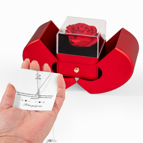 Alluring Love Necklace White Message Card