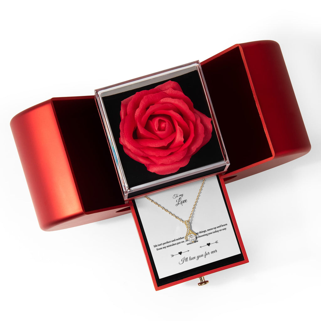 Alluring Love Necklace White Message Card